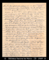 [Carta] 1900 jul. 17, Nueva York [para] Enrique Olavarria : [noticias personales].