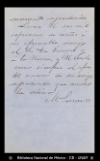 [Carta] 1898 ago. 9 [para] Matilde Landazuri de Olavarria : [nota de agradecimiento].