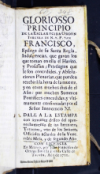 Gloriosso principio de la esclarecida Orden Tercera de N.S.P. San Francisco, epilogo de su santa reg