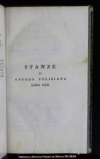 Le stanze e L' orfeo :