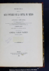 Memoria sobre las aguas potables de la capital de Mexico /