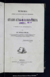 Memoria sobre las causas que han originado la situacion actual de la raza indigena de Mexico, y m