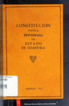 Constitucion politica reformada del Estado de Coahuila.