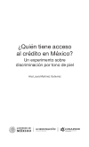 ?Quien tiene acceso al credito en Mexico? :