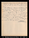 [Carta] 1893 jun. 20, Nueva York [para] Enrique Olavarria : [comentarios a una obra de Enrique de O