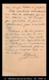 [Carta] 1894 ene. 4, Saltillo [para] Enrique Olavarria : [invitacion aceptada].