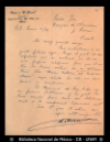 [Carta] 1894 ene. 10, Ciudad de Mexico [para] Enrique Olavarria : [comentario a un texto de Enriqu