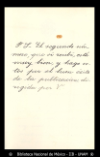 [Carta] 1894 ene. 20, Ciudad de Mexico [para] Enrique Olavarria : [acerca de El Renacimiento].