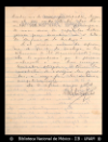 [Carta] 1894 ene. 26, Chihuahua [para] Enrique Olavarria : [acerca de El Renacimiento].