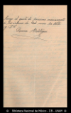 [Carta] 1894 abr. 29, Ciudad de Mexico [para] Francisco Diaz de Leon : [aviso].