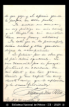 [Carta] 1894 nov. 29, Ciudad de Mexico [para] Enrique Olavarria : [nota de agradecimiento].