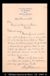 [Carta] 1895 feb. 2, Ciudad de Mexico [para] Enrique Olavarria : [asuntos relacionados con la segu