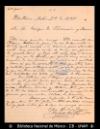 [Carta] 1895 jul. 29, Huatusco [para] Enrique Olavarria : [comentarios acerca de Huatusco].