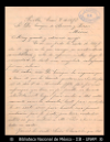 [Carta] 1897 ene. 2, Puebla [para] Enrique Olavarria : [acerca de la inauguracion de una escuela].