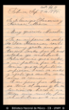 [Carta] 1898 sept. 8, Toluca [para] Enrique Olavarria : [nota de felicitacion].