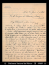 [Carta] 1901 jun. 5, Ciudad de Mexico [para] Enrique Olavarria : [elogios].