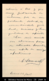 [Carta] 1903 ene. 12, Ciudad de Mexico [para] Enrique Olavarria : [noticias de Enrique de Olavarr