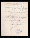 [Carta] 1903 ago. 28, Tacubaya [para] Enrique Olavarria : [nota de disculpa].