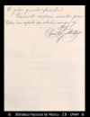 [Carta] 1903 nov. 28, Ciudad de Mexico [para] Enrique Olavarria : [nota de agradecimiento].