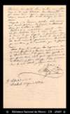 [Carta] 1904 jun. 13, Madrid [para] Enrique Olavarria : [pide envie un libro].