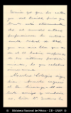 [Carta] 1910 ene. 24, Ciudad de Mexico [para] Enrique Olavarria : [nota de pesame].