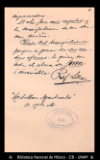 [Carta] 1910 jun. 10, Coney Island [para] Enrique Olavarria : [aclara que no esta molesto].