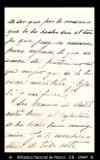 [Carta] 1893 feb. 1, Madrid [para] Enrique Olavarria : [relato de algunas experiencias en Madrid].