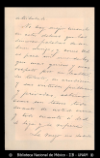 [Carta] 1893 jun. 30, Ciudad de Mexico [para] Enrique Olavarria : [nota de agradecimiento].