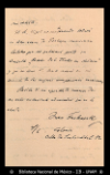 [Carta] 1893 ago. 8, Alemania [para] Enrique Olavarria : [acerca de un retrato].