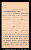 [Carta] 1893 dic. 10, Ciudad de Mexico [para] Enrique Olavarria : [invitacion rechazada].