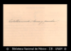 [Carta] 1898 mar. 11, Ciudad de Mexico [para] Enrique Olavarria : [nota de agradecimiento].