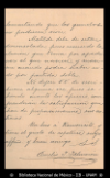 [Carta] 1898 jun. 5, Monterrey [para] Enrique Olavarria : [saludos].