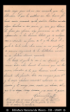 [Carta] 1899 abr. 8, Madrid [para] Enrique Olavarria : [noticias de la madre y hermanas de Enrique