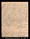 [Carta] 1899 abr. 2, Aguascalientes [para] Enrique Olavarria : [en torno a la muerte de Ramon Olav