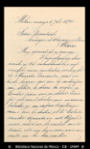 [Carta] 1899 mayo 7, Milan [para] Enrique Olavarria : [asuntos personales de Gustavo Bernal].