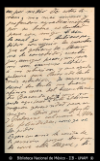 [Carta] 1899 ene. 20, Roma [para] Matilde Landazuri de Olavarria : [proyectos profesionales].