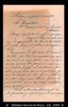 [Carta] 1899 ago. 6, Milan [para] Enrique Olavarria : [sobre la pension de Gustavo Bernal].