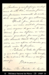 [Carta] 1903 abr. 16, Madrid [para] Enrique Olavarria : [nota de pesame].