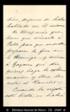 [Carta] 1906 mayo 28, [para] Matilde Landazuri de Olavarria : [traslado de restos humanos].