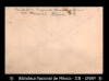 [Sobre] 1936 sept. 13, Mixcoac [para] Matilde Olavarria de Bandera : [sobre postal].