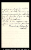 [Carta] 1900 ene. 29, Ciudad de Mexico [para] Enrique Olavarria : [nota de agradecimiento].