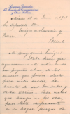 [Carta] 1901 jun. 18, Ciudad de Mexico [para] Enrique Olavarria : [nota de agradecimiento].