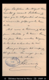 [Carta] 1901 ago. 17, La Habana [para] Enrique Olavarria : [asuntos personales de Joaquin Baranda]