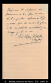 [Carta] 1901 oct. 23, Ciudad de Mexico [para] Enrique Olavarria : [avisa cambio de domicilio].