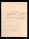 [Carta] 1902 feb. 17, Ciudad de Mexico [para] Enrique Olavarria : [nota de agradecimiento].