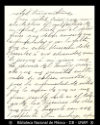 [Carta] 1909 nov. 23, San Luis Potosi [para] Enrique Olavarria : [lamenta no haberlo conocido en p