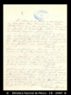 [Carta] 1874 nov. 24, Madrid [para] Enrique Olavarria : [imagen de Mexico en Espa?a y proyectos p