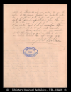 [Carta] 1876 mar. 26, Ciudad de Mexico [para] Enrique Olavarria : [asuntos de Alemania publicados