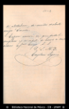[Carta] 1877 feb. 27, Sevilla [para] Enrique Olavarria : [comentarios acerca de la labor intelectua