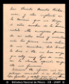 [Carta] 1906 mayo 21, Berlin [para] Enrique Olavarria : [asuntos personales].